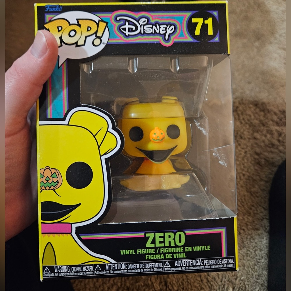 Funko Pop Disney Zero in Yellow and Black